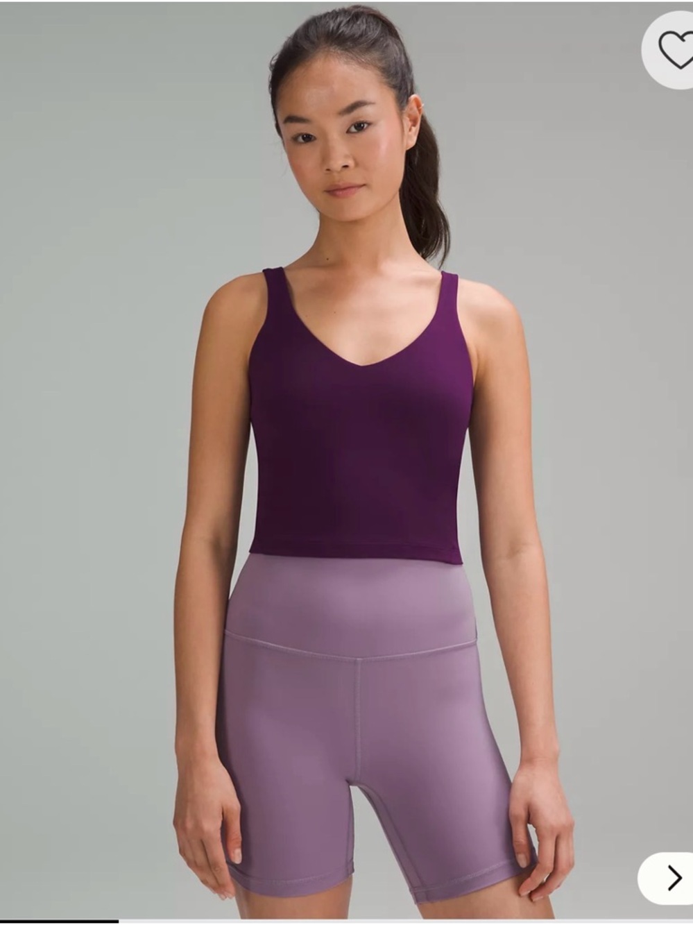 lululemon Align Tank Top Light Support- Dramatic Magenta- Size 6